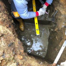 Construction d'un Mur de Soutènement en Blocs de Béton pour un Terrain en Pente Saint-Amand-les-Eaux